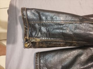 Cazadora cuero hombre
