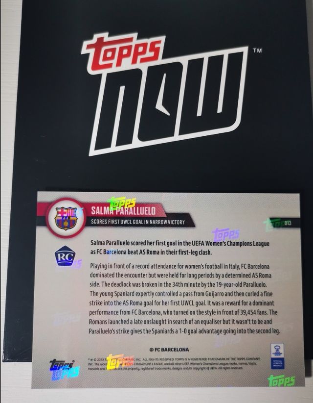 Salma Paralluelo 86/99 - Rookie Card