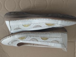 ballerine Bata 36 color bianco ghiaccio in pelle