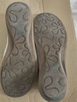 ballerine Bata 36 color bianco ghiaccio in pelle