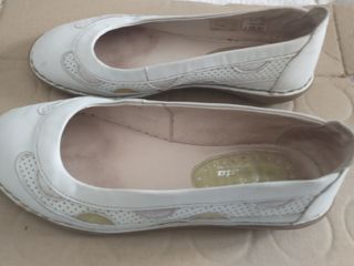 ballerine Bata 36 color bianco ghiaccio in pelle