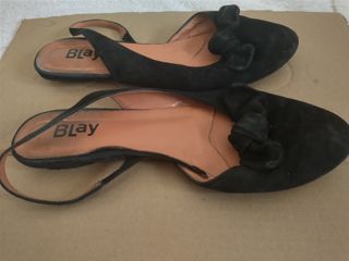 Chanel BLay 36 camoscio nere