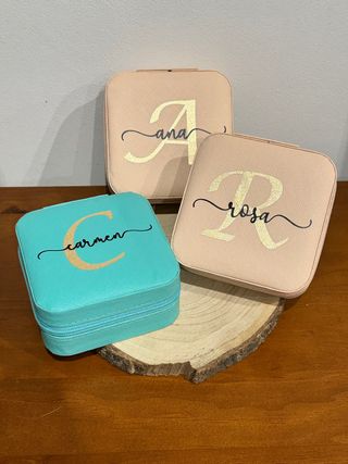 Minijoyeros de viaje personalizados