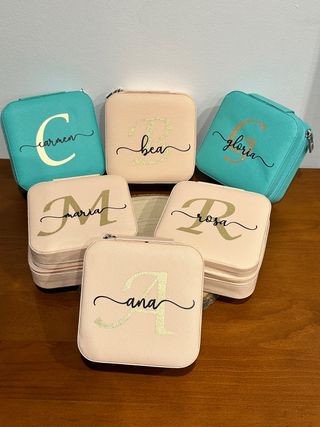 Minijoyeros de viaje personalizados
