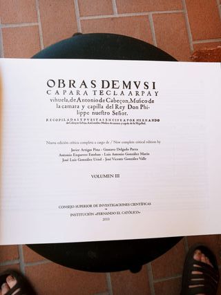 Obras de música para tecla, arpa y vihuela. III-VI