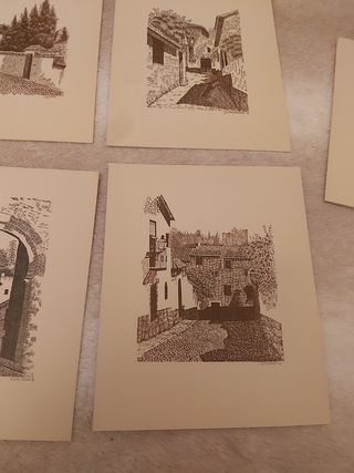 5 postales paisajes Granada