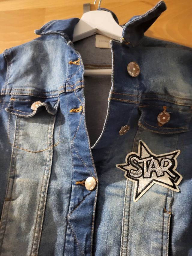 Cazadora vaquera Niña