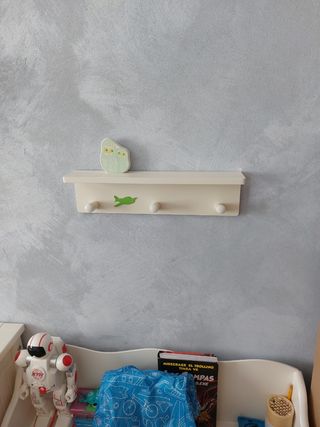 Perchero niño niña blanco ikea