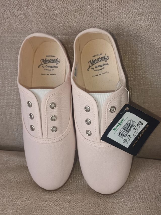 Zapatillas lona niña Conguitos num.32 A ESTRENAR