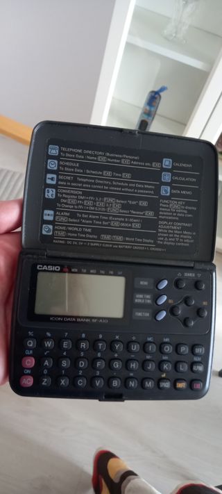 Casio agenda calculadora y más 