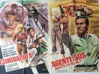 10 locandine dei film noir/polizieschi.