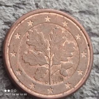 monedas de 1centimo 2002 Alemania varias letras