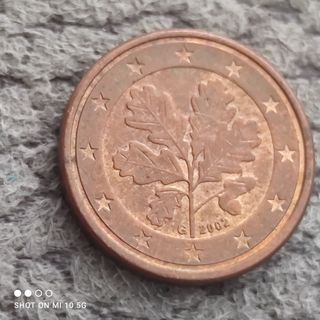 monedas de 1centimo 2002 Alemania varias letras