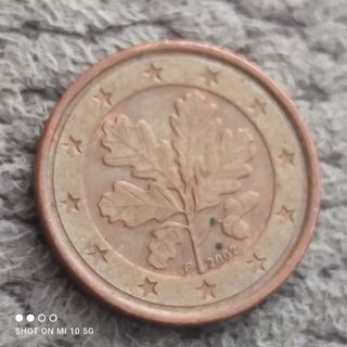 monedas de 1centimo 2002 Alemania varias letras