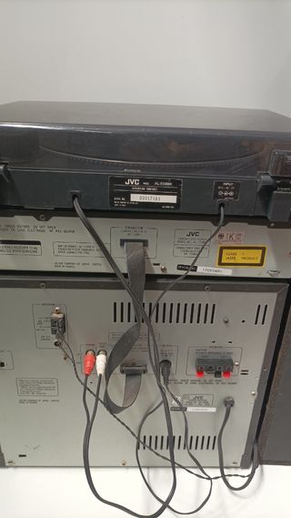 EQUIPO DE MÚSICA O MEDICADENA JVC COMPLETA