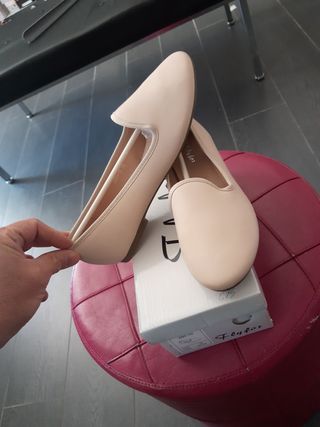 BALLERINE BASSE BEIGE N.38