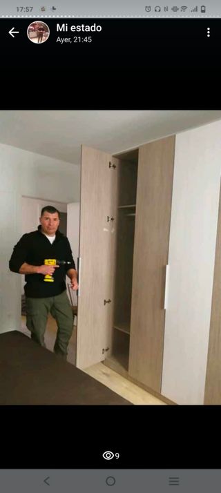 Montador de muebles y armarios de toda clase.