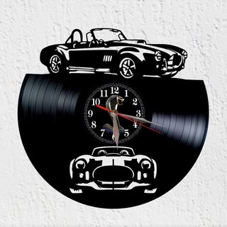 Reloj de Disco de Vinilo Ford Shelby