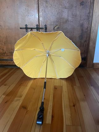 NUEVA-Sombrilla amarilla y flores Uzturre