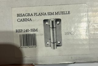 bisagra plana sin muelle cabina ducha