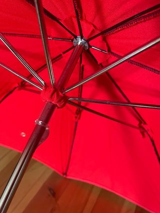 NUEVA-Sombrilla roja protección UV