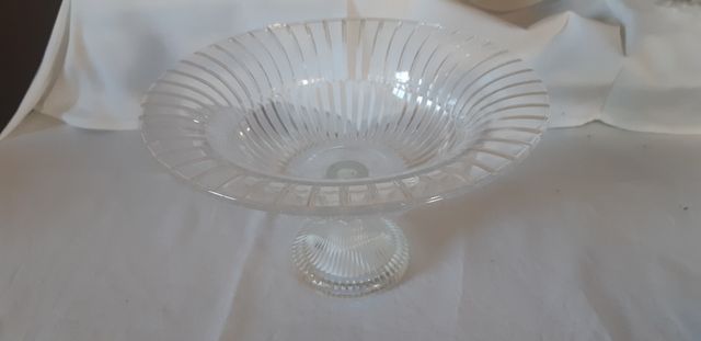 frutero de cristal para comunión y boda