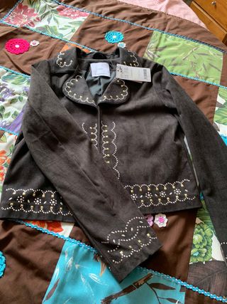 Chaqueta marrón. Mango. Nueva con etiquetas.