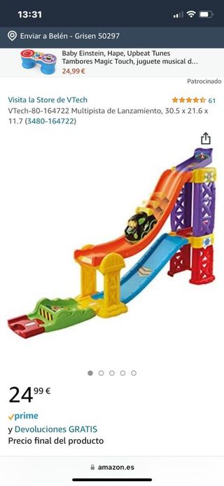 Multi pista de lanzamiento cochecitos Tut tut