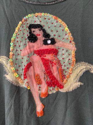 Blusa bordada vintage Frantic
