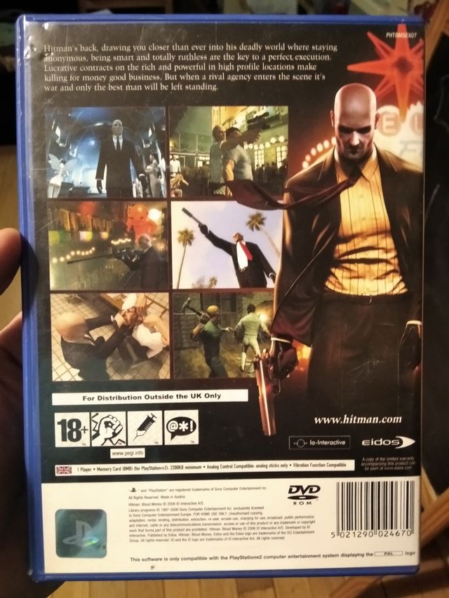Juego PS2 Hitman Bloody Money