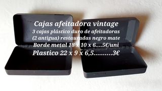 Cajas afeitadora vintage