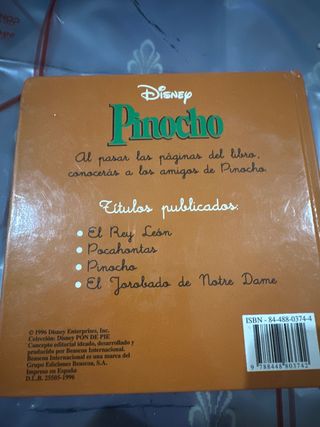 Libro en vivo pinocho editorial beascoa