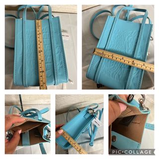 Bolso BIMBA Y LOLA PIEL AZUL NUEVO
