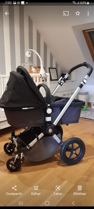 silla + capazo bugaboo camaleon 