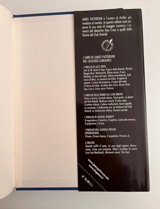 Libro "Chi soffia sul Fuoco" James Patterson