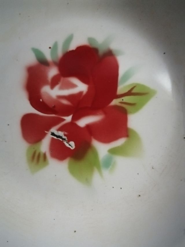 Platos de metal esmaltado