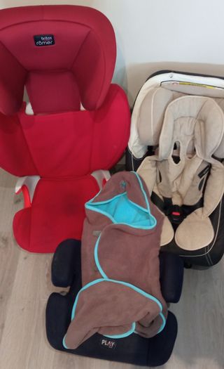 Sillas coche 0-1-2-3 + alzador + manta regalo