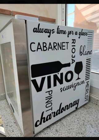 vinoteca 16 botellas klarstein blanca