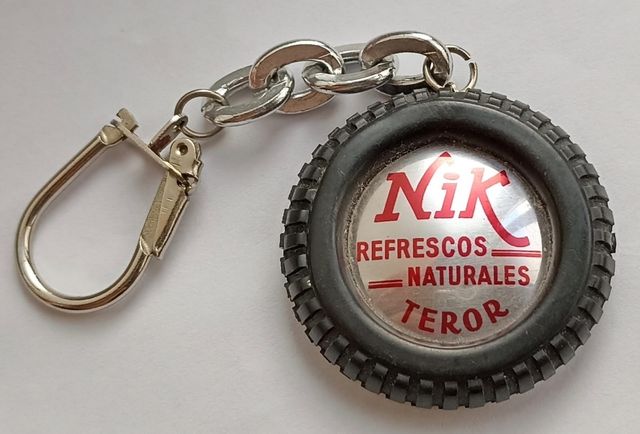Llavero Rueda NIK Refrescos Naturales Teror