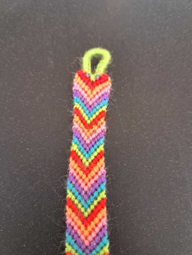 bracciale arcobaleno fatto a mano