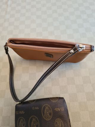 Cartera y monedero de piel El potro