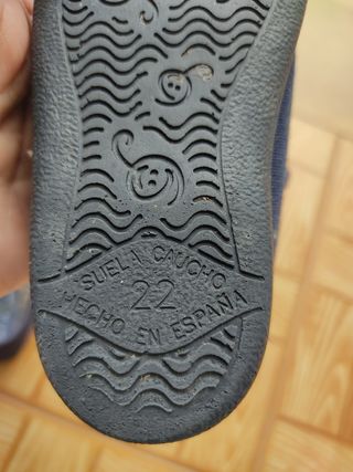 Zapato lona infantil