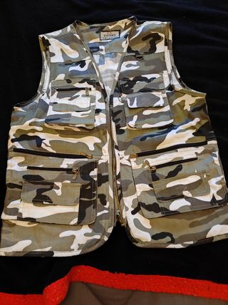 chaleco camuflaje militar L