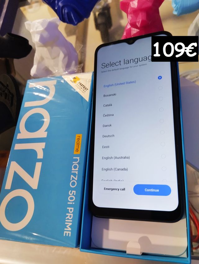 ➤ Smartphone Realme Narzo 50i (2023), nuovo di zecca