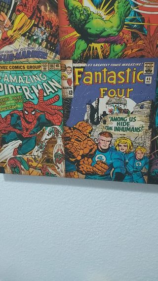 Cuadro marvel comics antiguos
