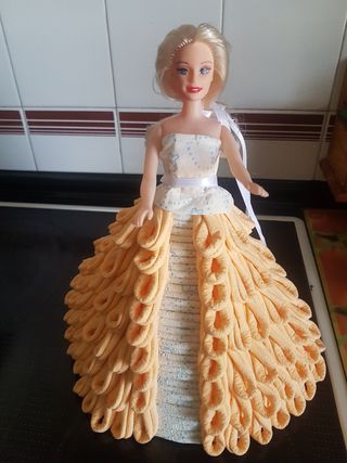 muñeca vestido hecho a mano 