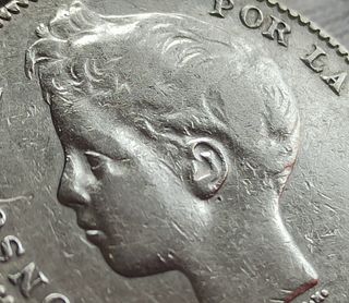 1 PTS PLATA 1901 (*19*01) ALFONSO XIII