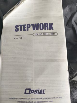 botas de seguridad Opsial 41 sin estrenar