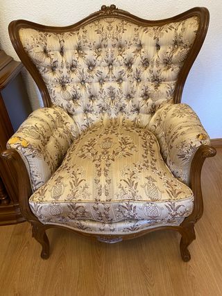 Conjunto de sofa y sillones de Luis XV