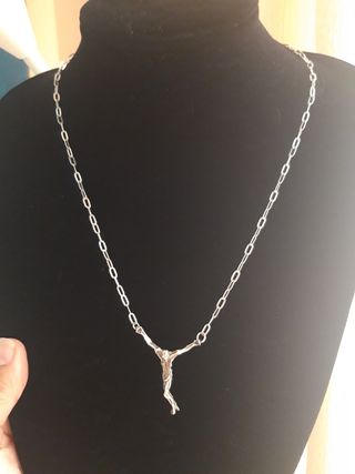  CRISTO DE DALI PLATA 925